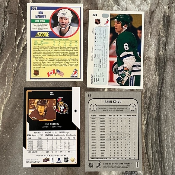 NHL 1981-2015 21 Hockey Cards Variety - Picture 10 of 12